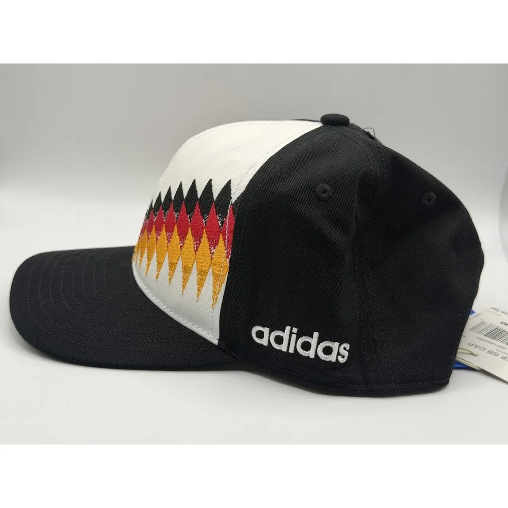 adidas DFB SB CAP KE6702 Snapback Hat OSFM Black White Soccer Germany